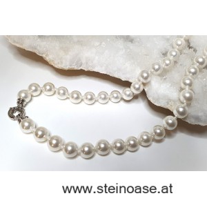 Kette Muschelkern - Perle 10mm